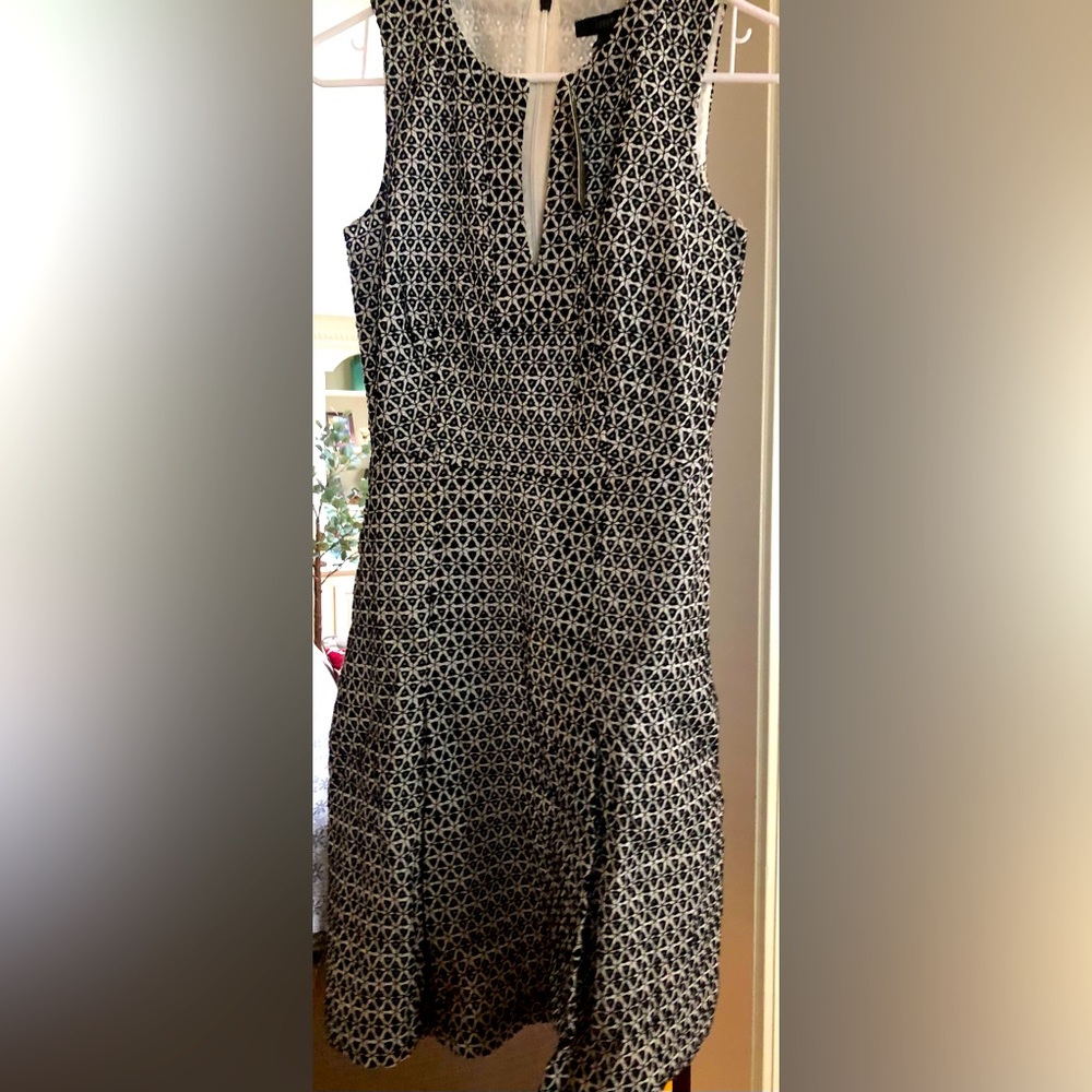 NWT  J CREW  Black & White Dress  Size  0    $138